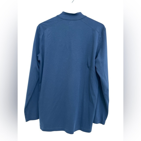 Raffi Cotton Quarter Zip Mock Lightweight Pullover Men’s Size Large - Picture 4 of 7